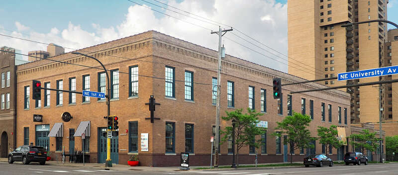 Minneapolis Fire Department Repair Shop, 24 University Ave NE and 222 1st Ave NE, Minneapolis, Minnesota, USA.  Viewed from the north.  





This is an image of a place or building that is listed on the National Register of Historic Places in the