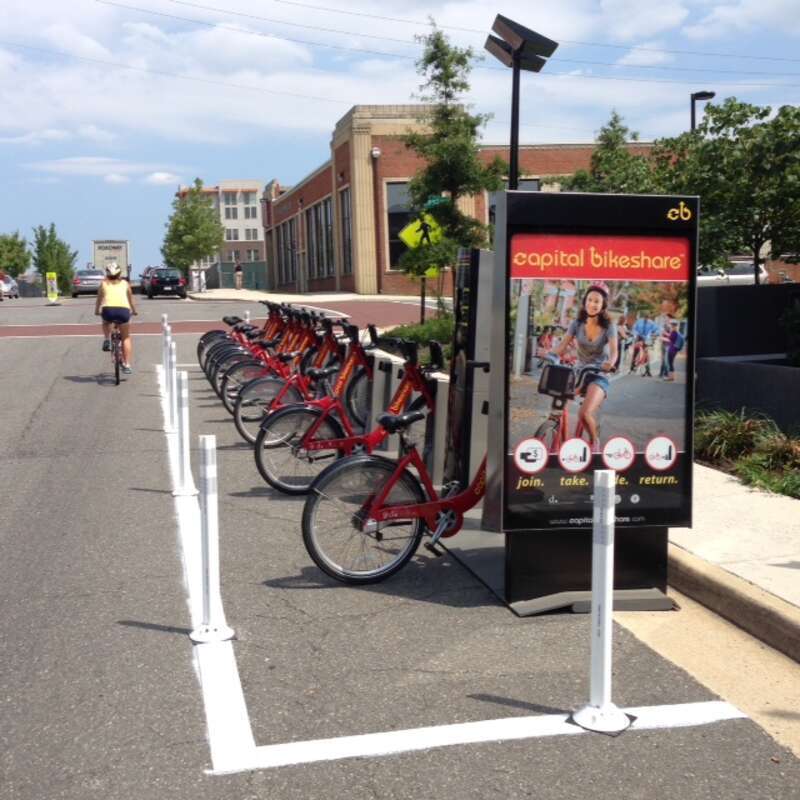 New station installed in Alexandria VA at Monroe &amp;amp; Leslie Ave. Part of Alexandria's 8 station summer 2014 expansion.