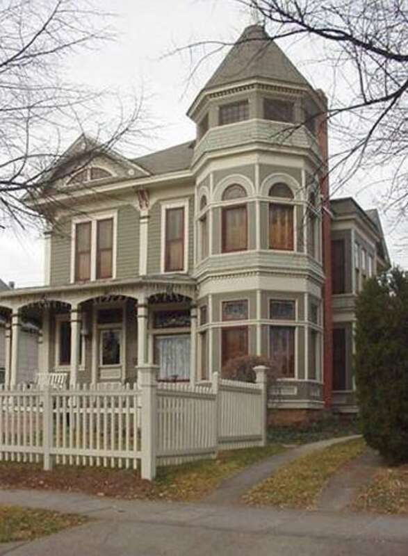 1619 Pine St, Boulder, Colorado.  This house was used for the exterior shots of Mindy's house in the TV show Mork and Mindy.