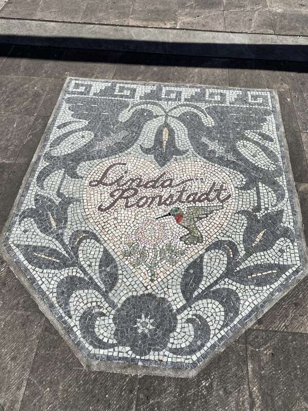 Mosaic Tribute to Linda Ronstadt at Mexican Heritage Plaza, San Jose
