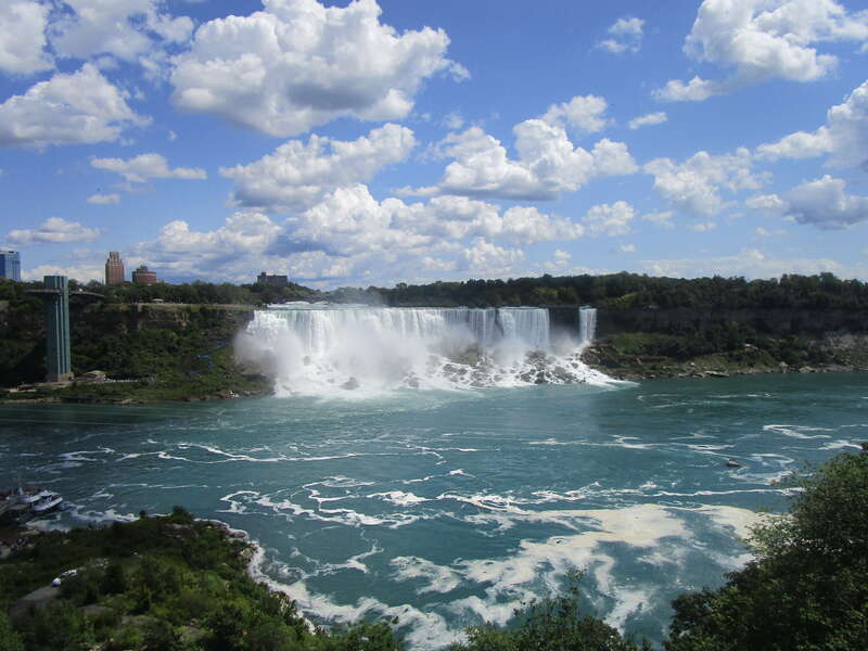 Die Niagara Fälle von der Kanadischen Seite aufgenommen im August 2109.