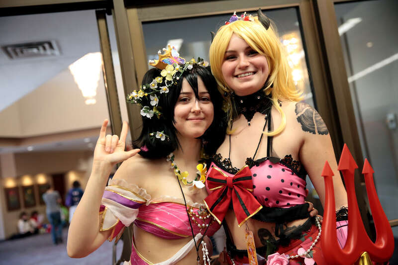 Nico and Eli of Love Live! cosplayers at the 2017 Taiyou Con at the Mesa Convention Center in Mesa, Arizona.

Please attribute to Gage Skidmore if used elsewhere.