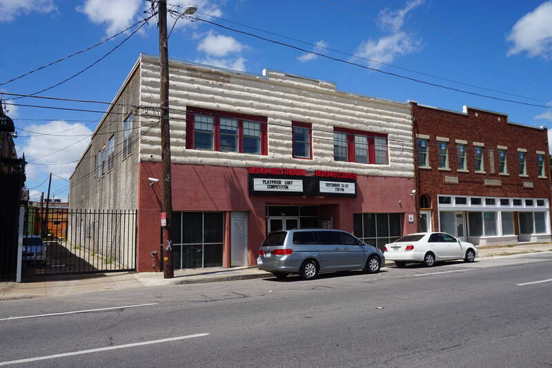 The Bishop Arts Theatre in the Oak Cliff neighborhood in Dallas, Texas (United States).