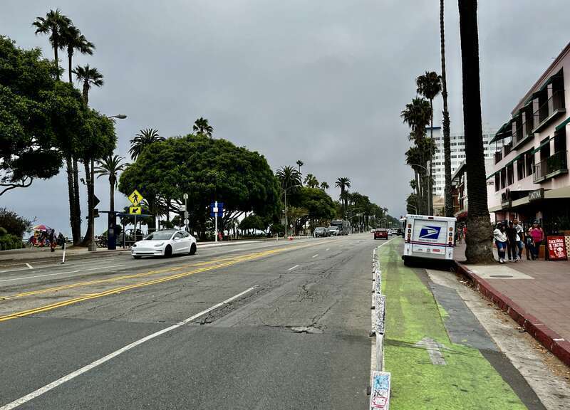 Ocean Avenue, Santa Monica, California (July 2022)