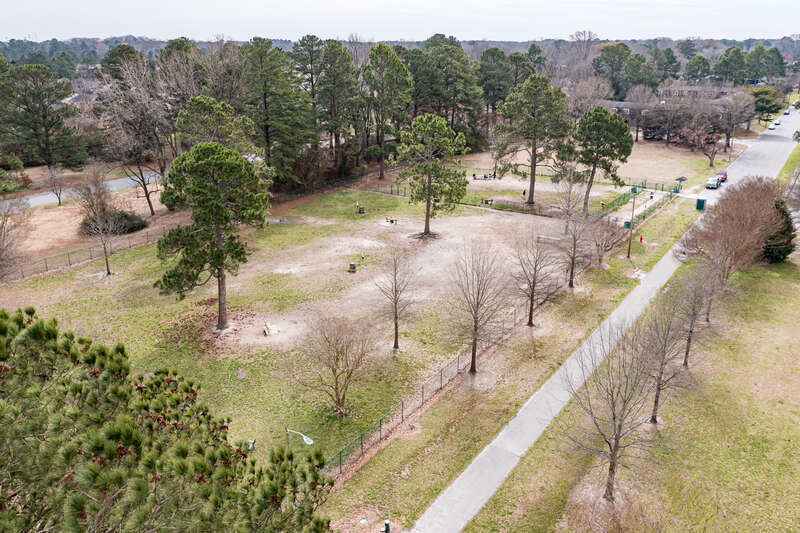 City of Greenville Off-Leash Dog Area, Monday, February 20, 2023.