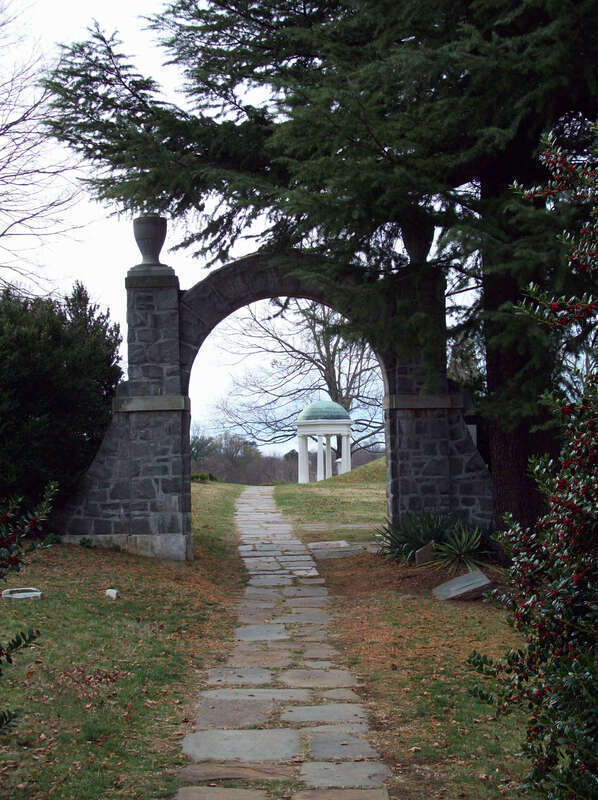 Old City Cemetery, Lynchburg VA, View of Confederate Section, November 2008