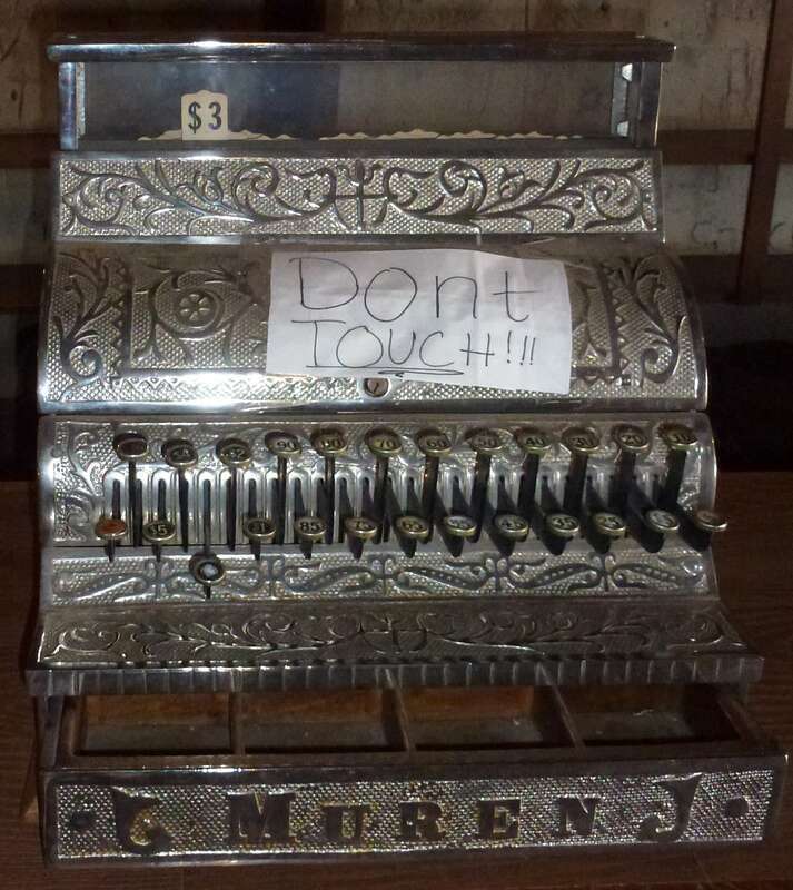 Old National cash register &quot;Muren&quot; early 1900's in the ghost village Calico, Californie du sud.