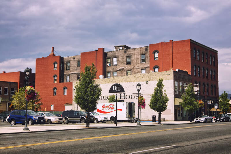 Old North Yakima Historic District, Roughly bounded by E. A St., S. First St., E. Yakima Ave., and the Northern Pacific RR tracks Yakima