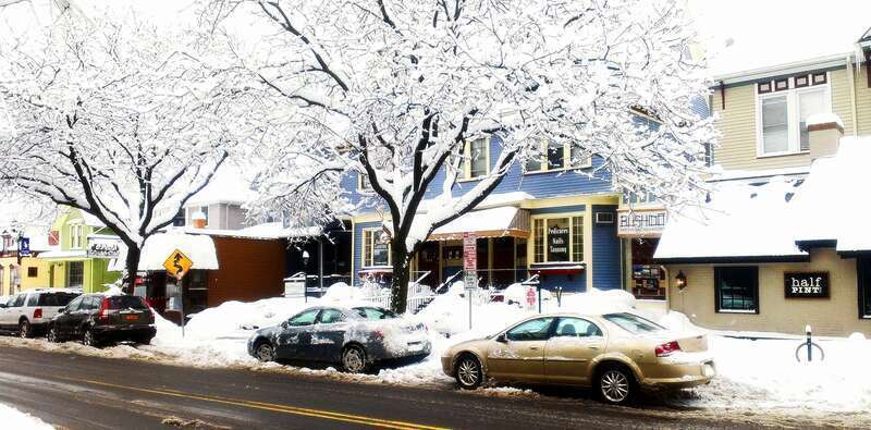 Park ave after a storm