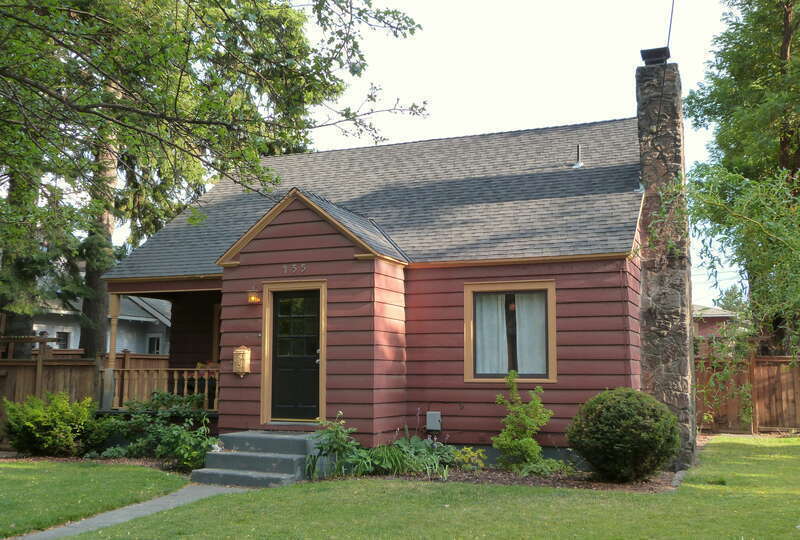 The historic Bjarne and Evelyn Paulson House (built 1940), located at 455 Northwest Delaware Avenue in Bend, Oregon, United States, is listed as a contributing resource in the Old Town Historic District. The historic district is listed on the US