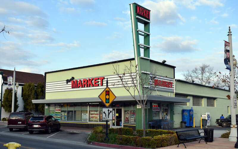 Perris Market, 437 South D Street, Perris, California, USA (originally Kirkpatrick's Market)