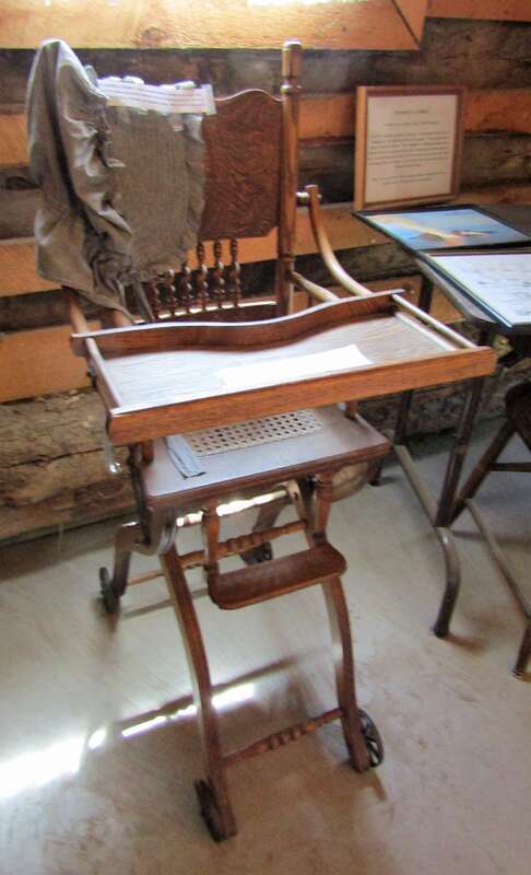 Highchair in the Spanish Fork Pioneer Park.