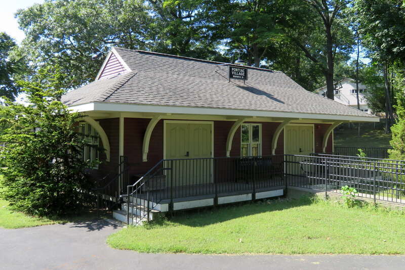 The former Pontiac station in September 2018