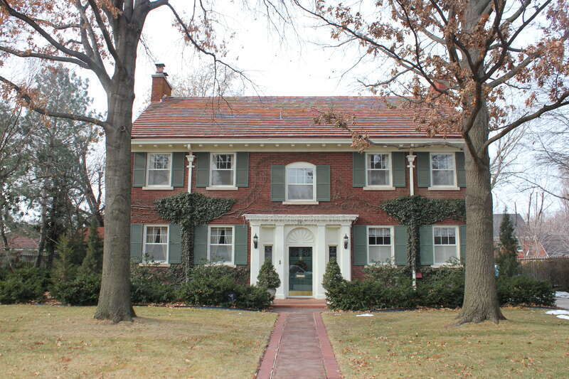 The Pryor House, located at 263 South Pershing in Wichita, Kansas. The property is listed on the National Register of Historic Places.