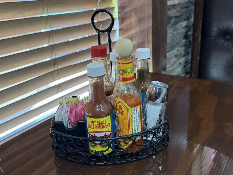Condiments at Puerto Vallarta, Greenwood, Indiana