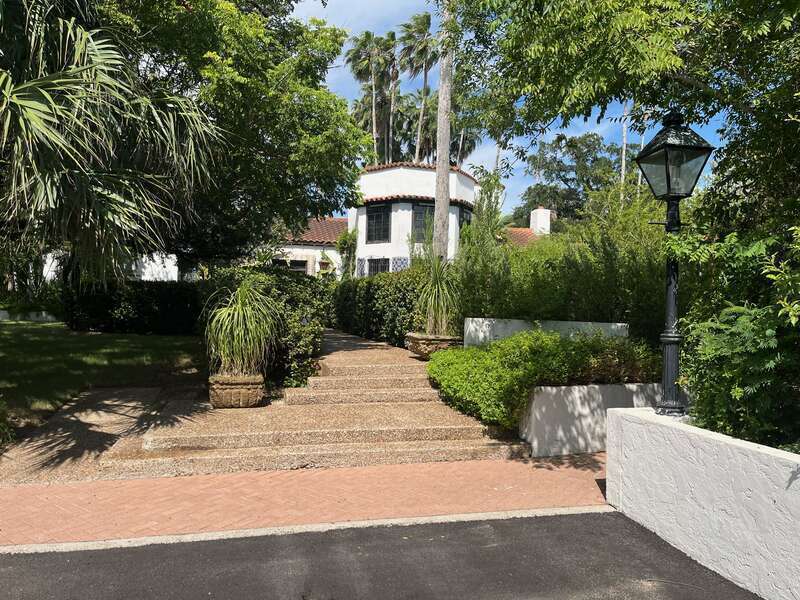 Quinta Mazatlan adobe estate is situated within a dense thorn forest supported by a humid subtropical climate.