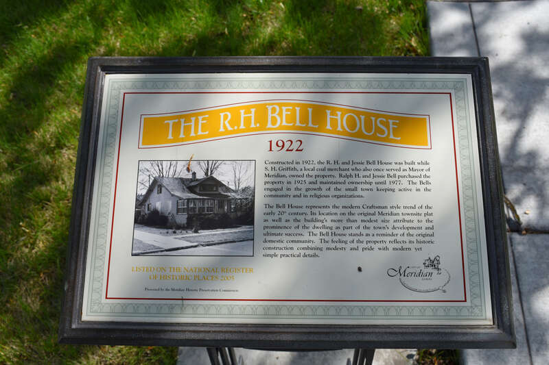 The R.H. and Jessie Bell House in Meridian, Idaho, was constructed in 1922 and is listed on the National Register of Historic Places.