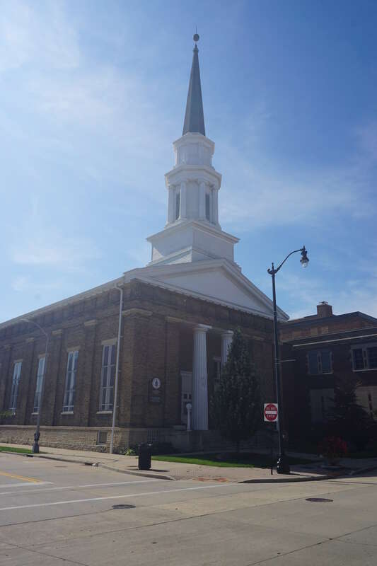 First Presbyterian Church in Racine, Wisconsin (United States).