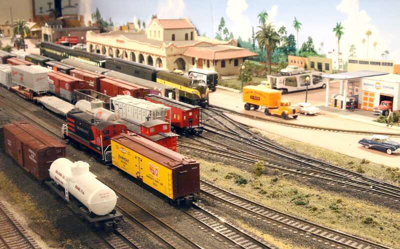 This excellent small museum boasts a 2-mile long 10&quot; gauge miniature railway ride, some lovely historic layouts in O, S and HO gauges and an historic Floridan locomotive on display.
At Railroad Museum of South Florida, Lakes Regional Park, Fort