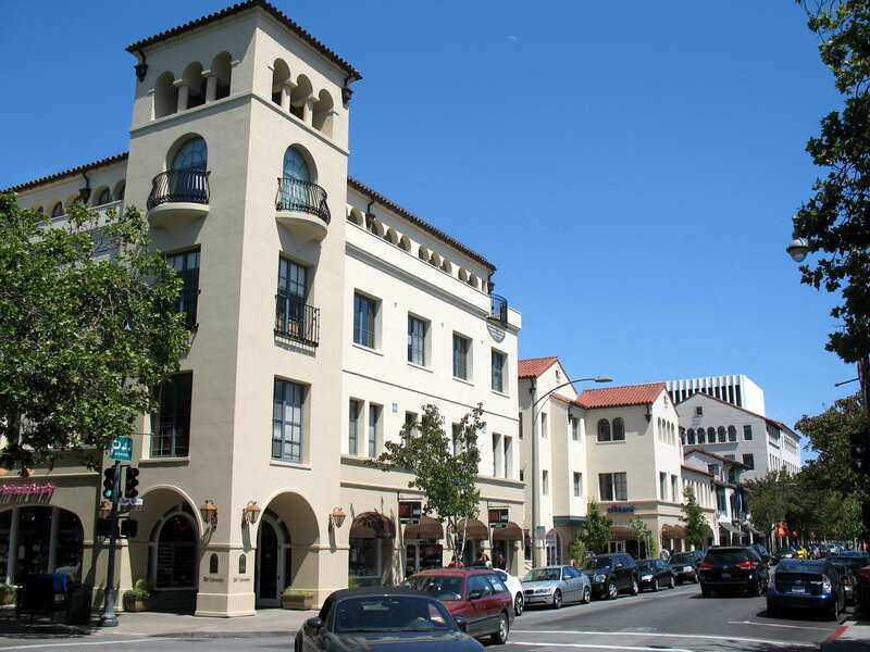 Commercial building, north side of Ramona St. from University Ave. — in the Ramona Street Architectural District of  Palo Alto, California.

On the National Register of Historic Places in Santa Clara County, California.