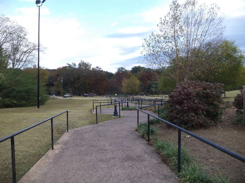 Riverfront Park walkway (looking East), Albany, Dougherty County, Georgia