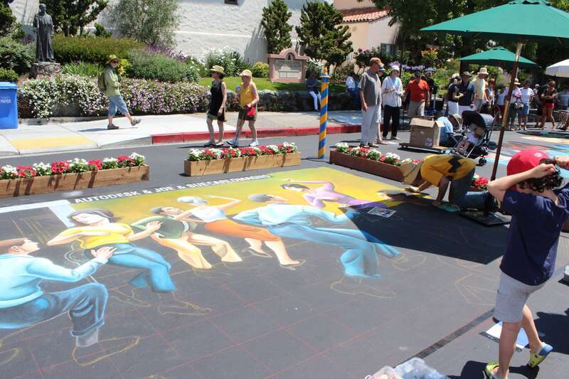 San Rafael, CA USA - Italian Street Painting Festival