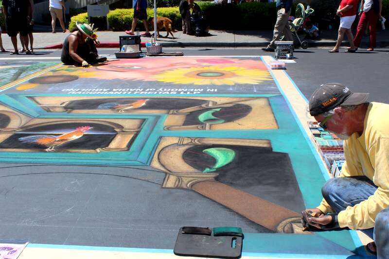 San Rafael, CA USA - Italian Street Painting Festival
