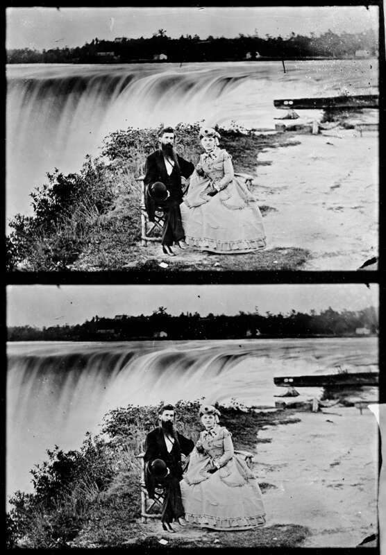 Original Caption: Scene at Niagara Falls, N.Y
U.S. National Archives’ Local Identifier:  111-B-2163
From:: Series: Mathew Brady Photographs of Civil War-Era Personalities and Scenes, (Record Group 111)
Photographer: Brady, Mathew, 1823 (ca.) -