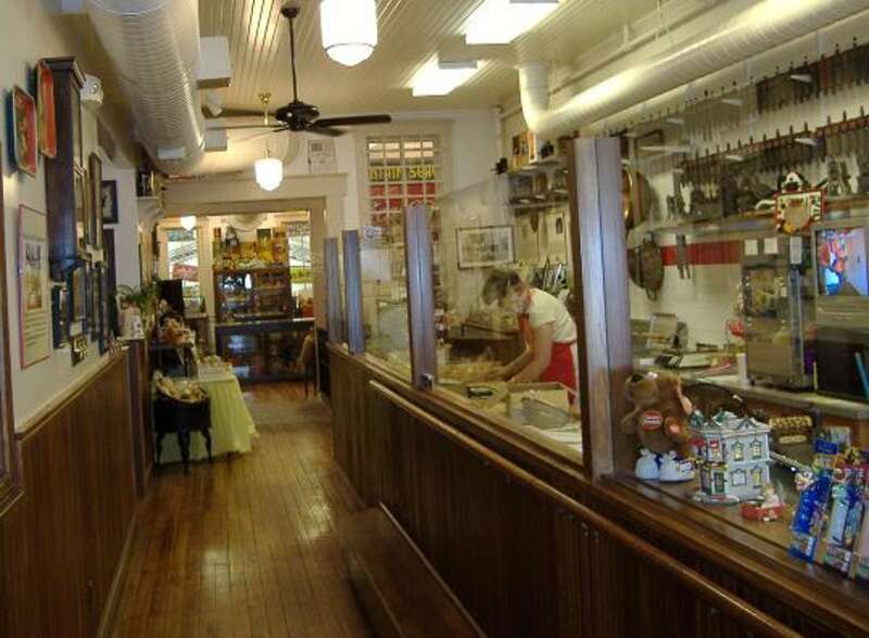 The demo area of Schimpff's Confectionery, located inside the Old Jeffersonville Historic District of Jeffersonville.
