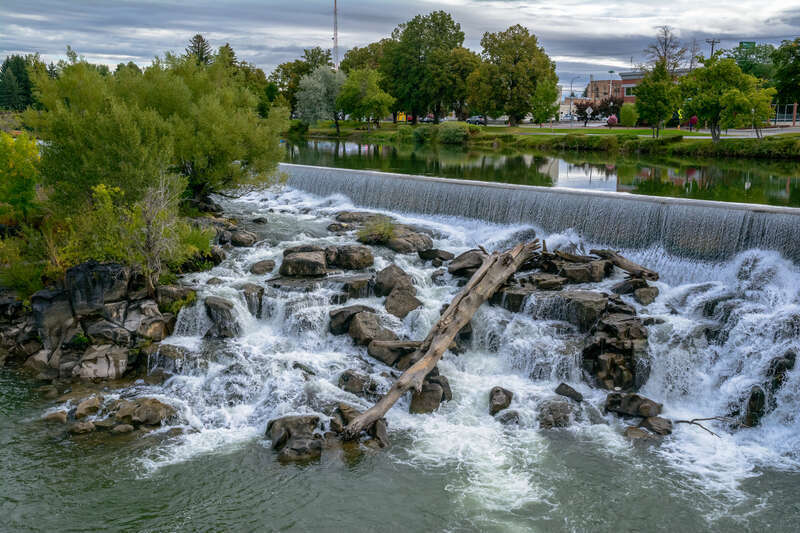Snake River in Idaho Falls, Idaho