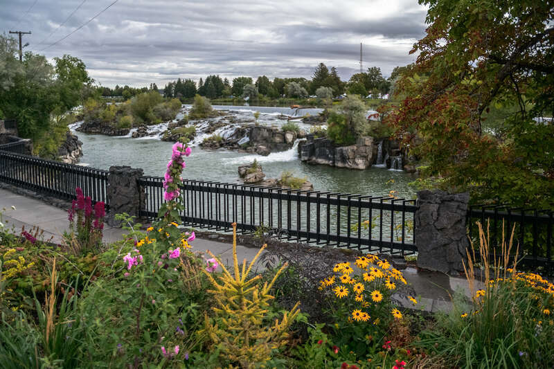 Snake River in Idaho Falls, Idaho
