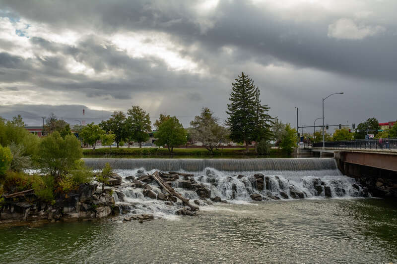 Snake River in Idaho Falls, Idaho