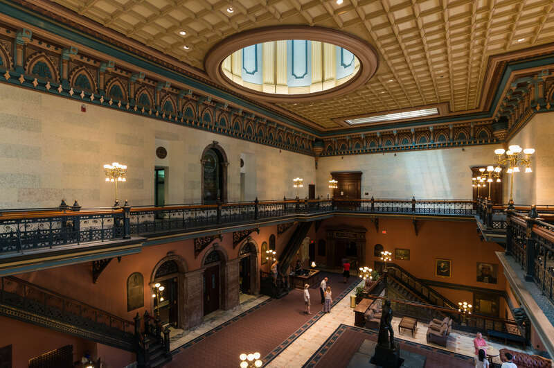An interior view of the South Carolina State House, Columbia