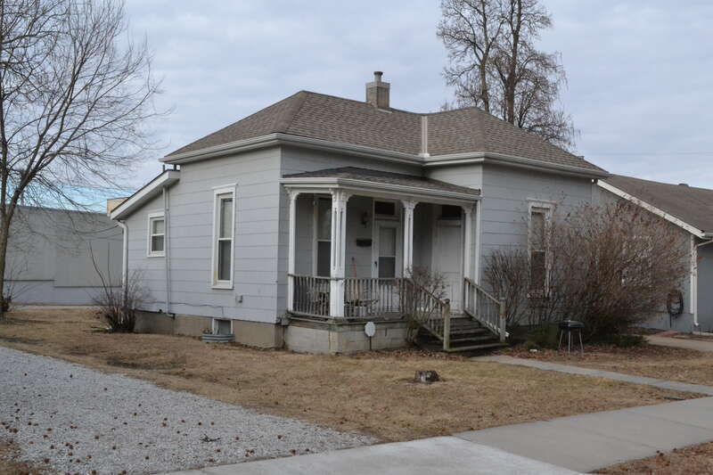 A cottage that contributese to the Southeast Green Street Historic Cottage District