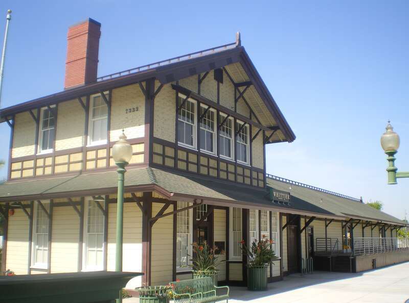 Southern Pacific Railroad Depot, Whittier, California