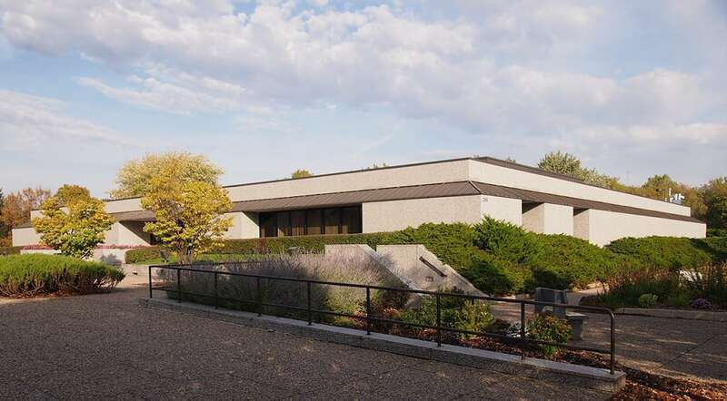 Stearns History Museum, 235 33rd Avenue South, St. Cloud, Minnesota, USA.  Viewed from the southeast.