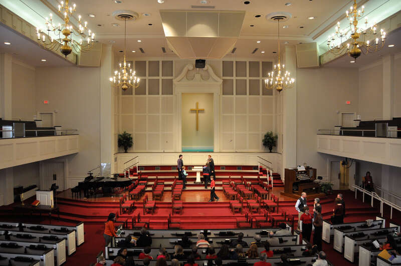 church interior, Tallahassee, Florida
