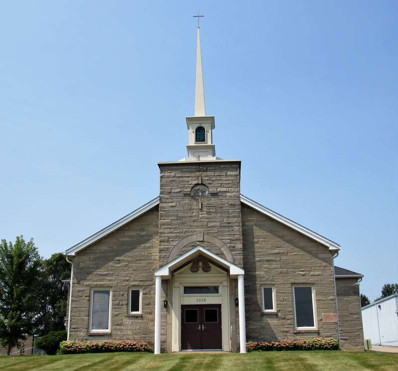 Temple Baptist Church on Brady Street in Davenport, Iowa.