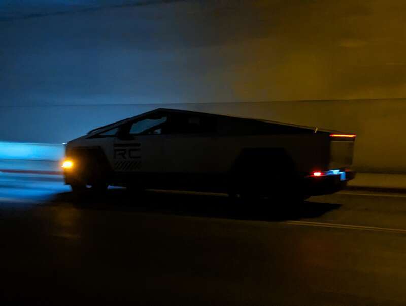 Release Candidate (RC), photographed while road testing in San Mateo, California