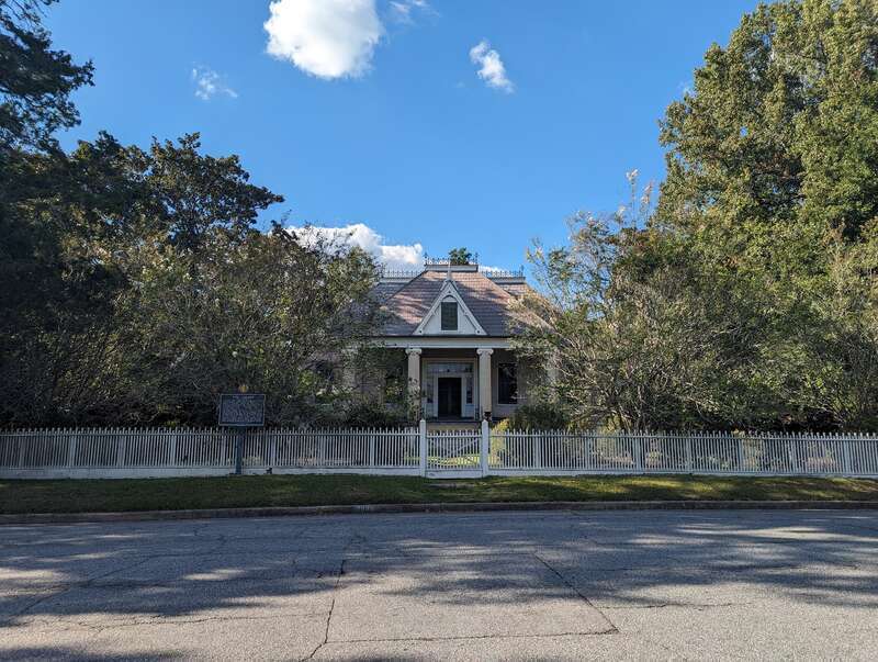 The Cedars, a Greek Revival style house in Columbus, Georgia, constructed and owned by the Banks family