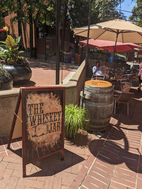 The Whiskey Jar at 227 West Main Street on the Downtown Mall in Charlottesville, Virginia.