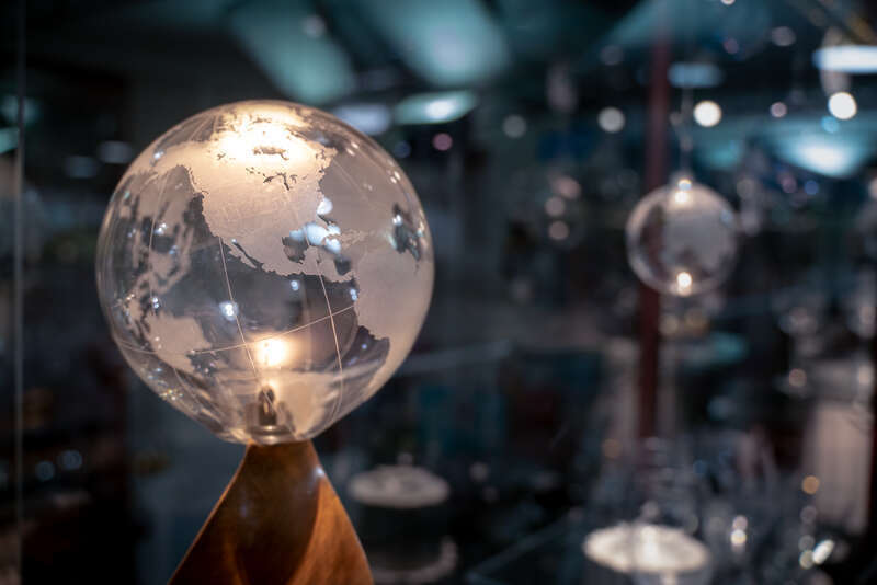 Hand-made art and wares at the Torpedo Factory in Alexandria.