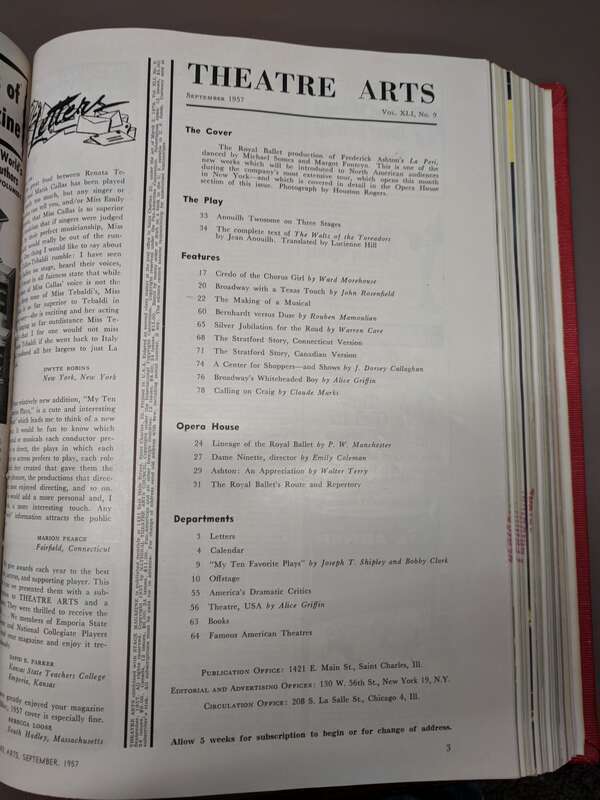 Copyright verification information for File:Michael Somes and Margot Fonteyn, Theatre Arts Magazine September 1957 part 2.jpg