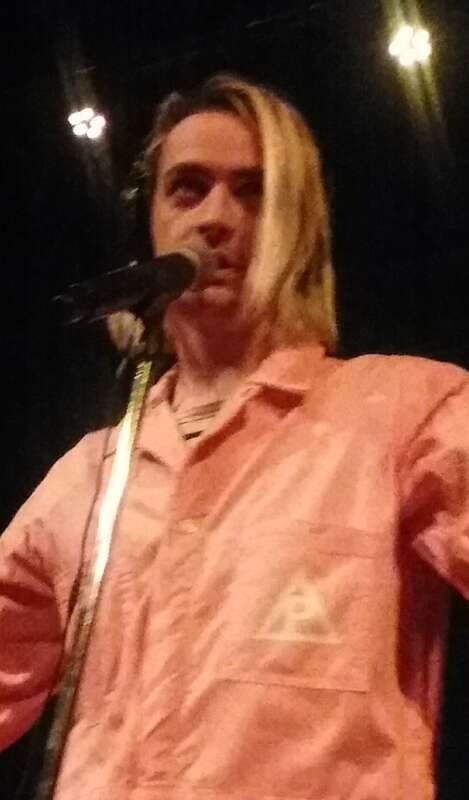 I took this photo of Titanic Sinclair at the Cedar Cultural Center in Minneapolis Minnesota during the Poppy.Computer concert.