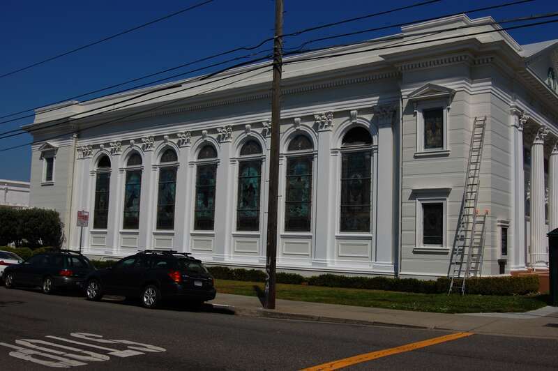 First Presbyterian church. 2001 Santa Clara Avenue. Alameda, California, USA