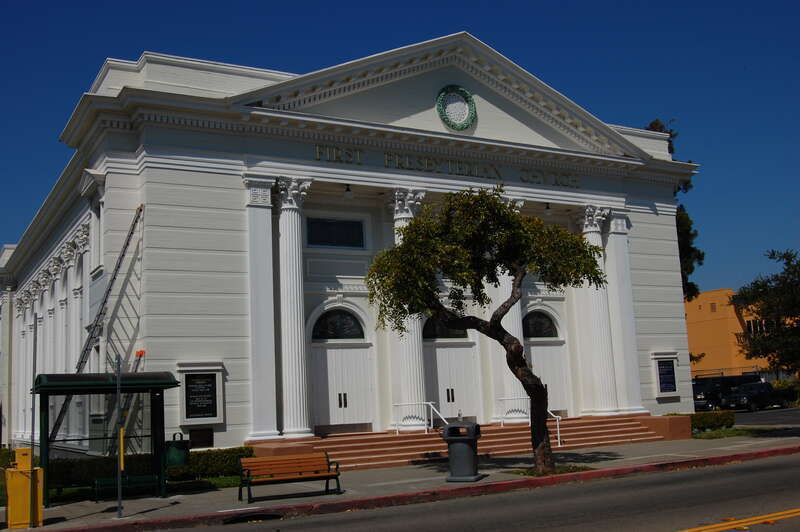 First Presbyterian church. 2001 Santa Clara Avenue. Alameda, California, USA