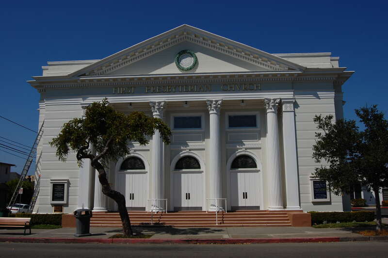 First Presbyterian church. 2001 Santa Clara Avenue. Alameda, California, USA