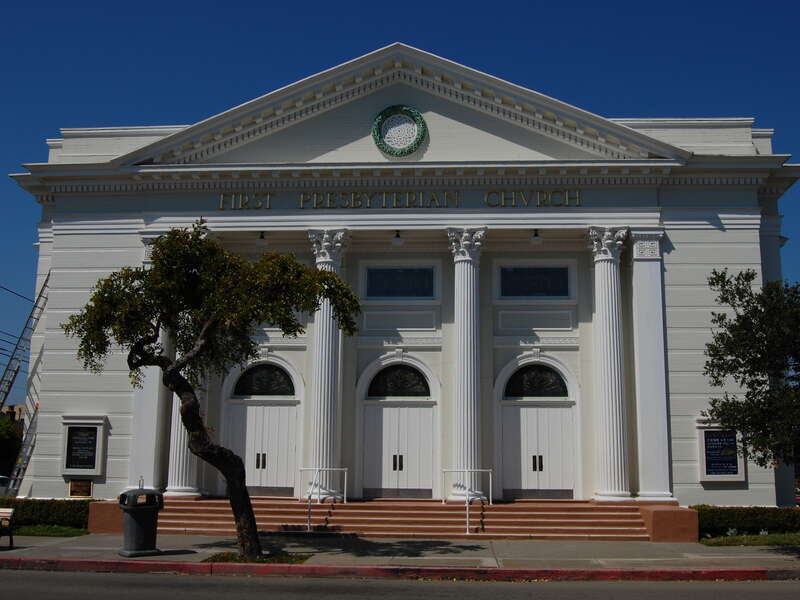 First Presbyterian church. 2001 Santa Clara Avenue. Alameda, California, USA