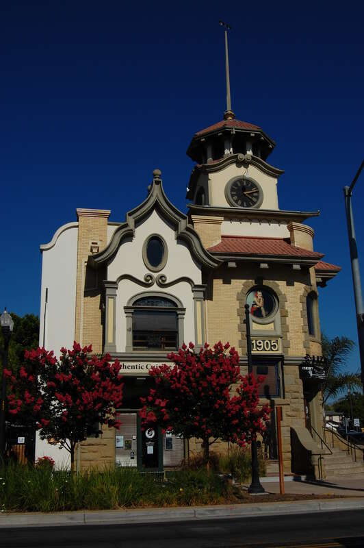 The original Gilroy City Hall. built in 1905. 7400 Monterey Street. Gilroy, California, United States.