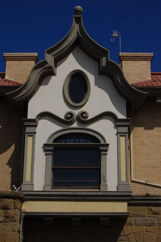 The original Gilroy City Hall. built in 1905. 7400 Monterey Street. Gilroy, California, United States.